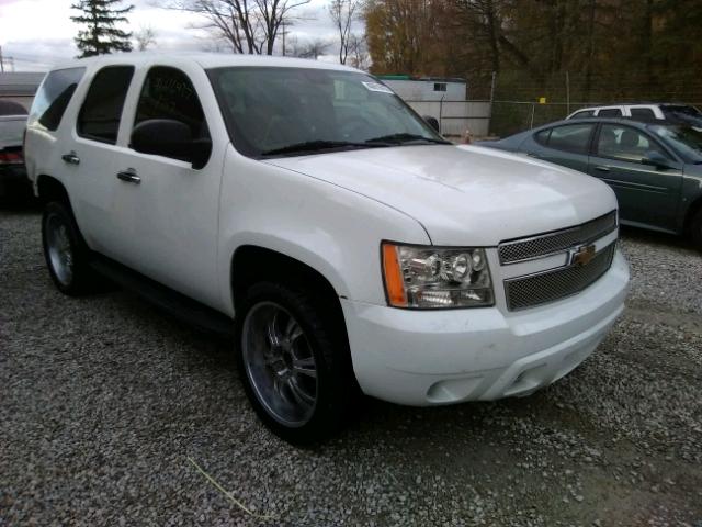 1GNFK13018J250754 - 2008 CHEVROLET TAHOE WHITE photo 1