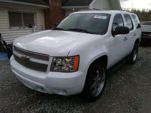 1GNFK13018J250754 - 2008 CHEVROLET TAHOE WHITE photo 2