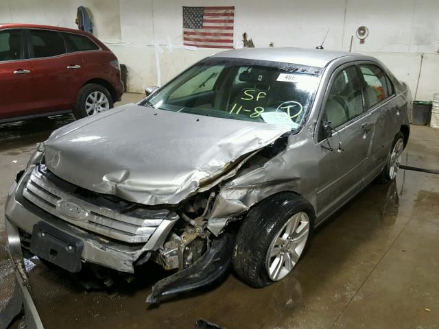 3FAHP08158R162915 - 2008 FORD FUSION SEL SILVER photo 2