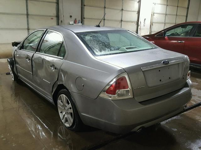 3FAHP08158R162915 - 2008 FORD FUSION SEL SILVER photo 3