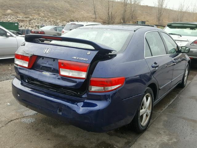 JHMCM56753C047948 - 2003 HONDA ACCORD EX BLUE photo 4