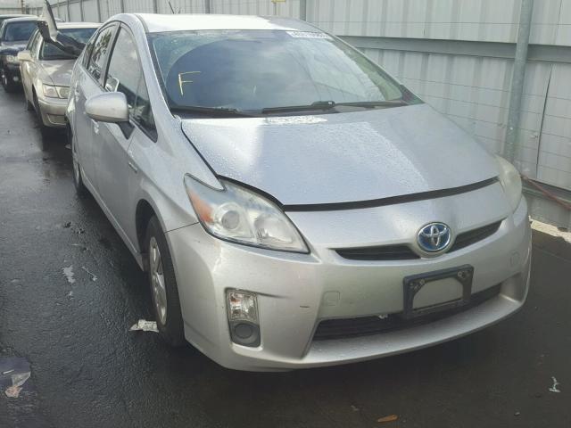 JTDKN3DU7A0090659 - 2010 TOYOTA PRIUS SILVER photo 1