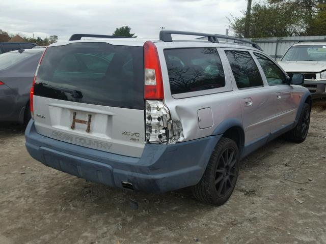 YV1SZ59H541130824 - 2004 VOLVO XC70 SILVER photo 4