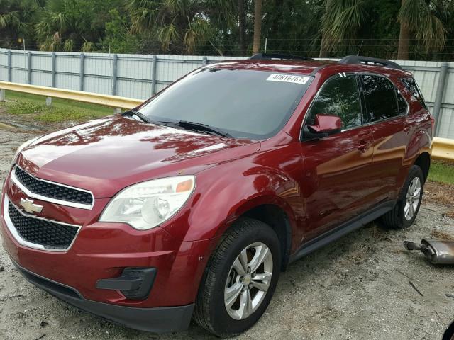 2CNALDEW1A6203466 - 2010 CHEVROLET EQUINOX LT BURGUNDY photo 2