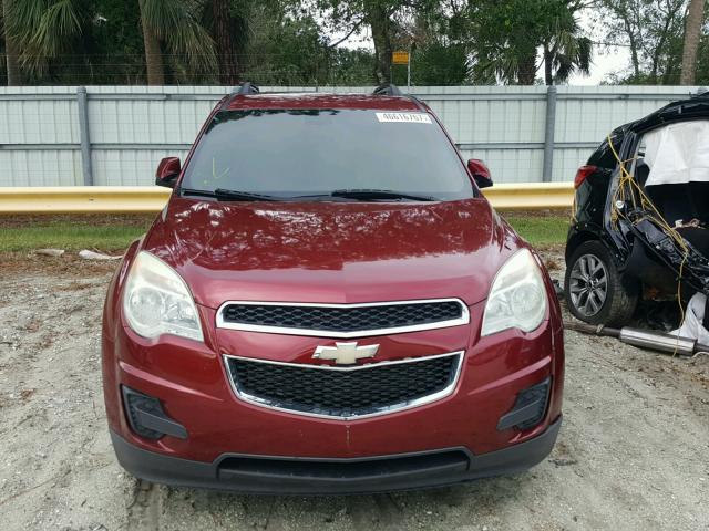 2CNALDEW1A6203466 - 2010 CHEVROLET EQUINOX LT BURGUNDY photo 9