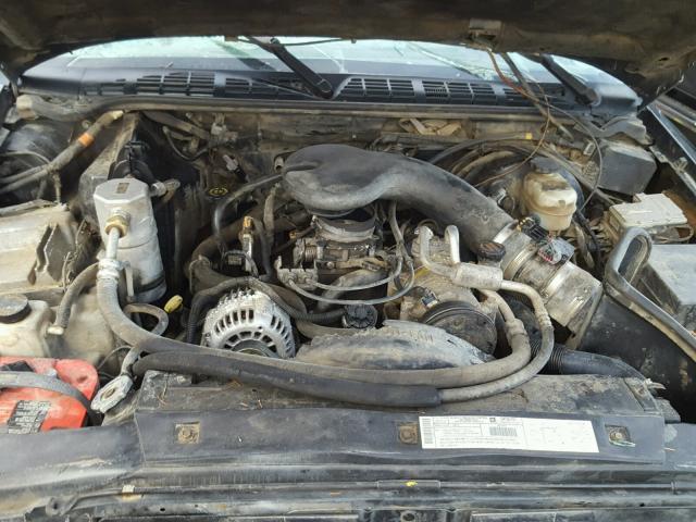 1GTCT19W618233398 - 2001 GMC SONOMA BLACK photo 7