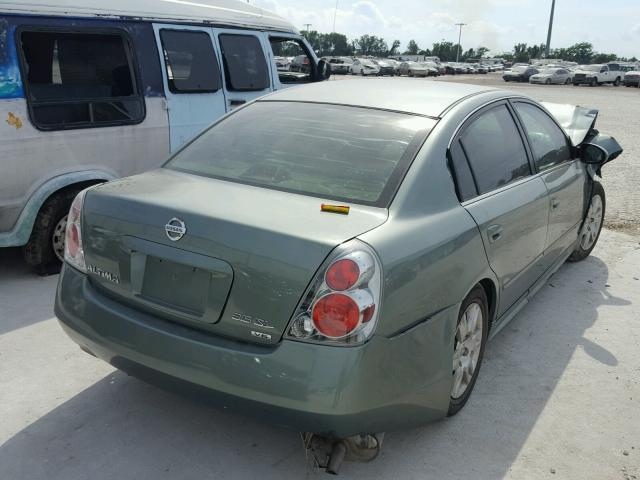 1N4AL11D56N303859 - 2006 NISSAN ALTIMA S GREEN photo 4