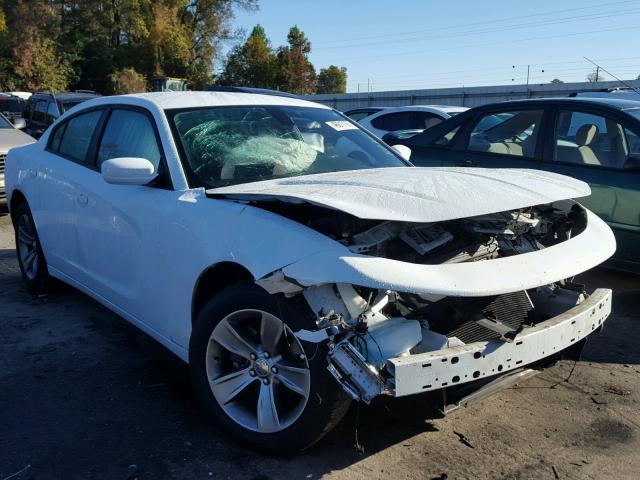 2C3CDXHG2FH814879 - 2015 DODGE CHARGER SX WHITE photo 1