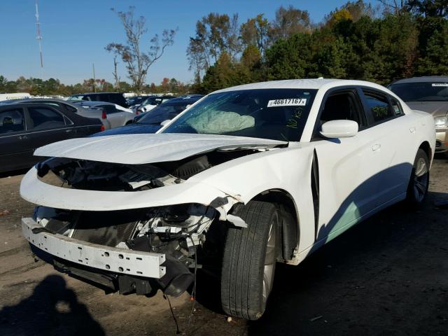 2C3CDXHG2FH814879 - 2015 DODGE CHARGER SX WHITE photo 2