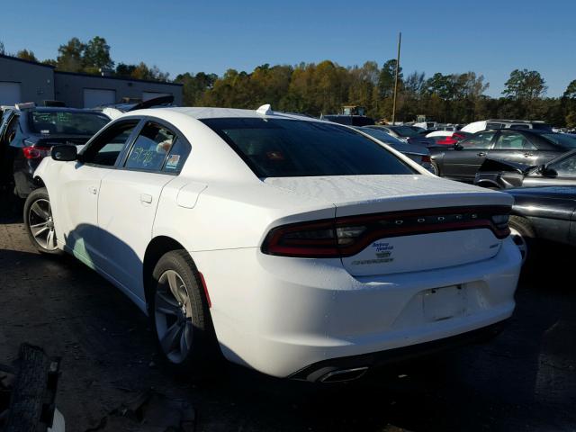 2C3CDXHG2FH814879 - 2015 DODGE CHARGER SX WHITE photo 3