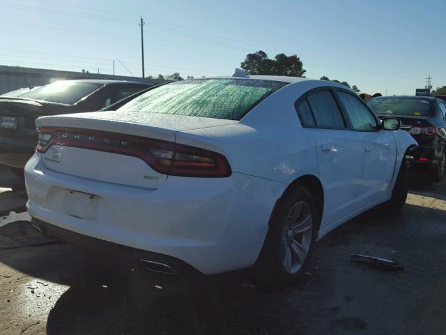 2C3CDXHG2FH814879 - 2015 DODGE CHARGER SX WHITE photo 4