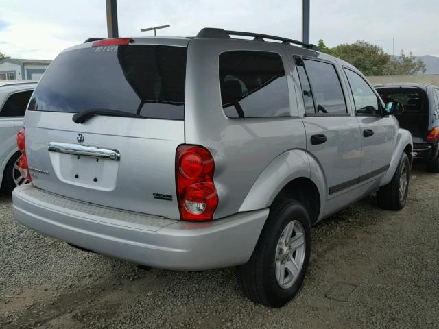 1D4HD48236F102163 - 2006 DODGE DURANGO SL SILVER photo 4