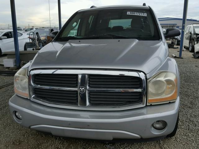 1D4HD48236F102163 - 2006 DODGE DURANGO SL SILVER photo 9