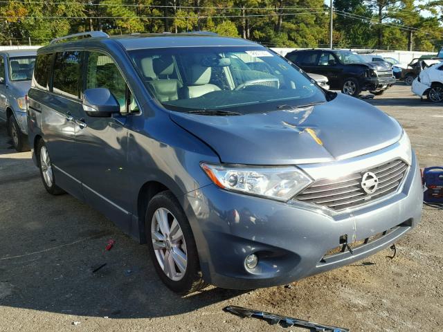 JN8AE2KP3C9038662 - 2012 NISSAN QUEST S GRAY photo 1