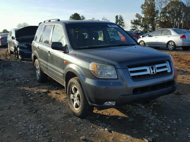 5FNYF28496B013733 - 2006 HONDA PILOT EX CHARCOAL photo 1