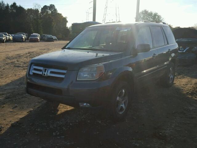 5FNYF28496B013733 - 2006 HONDA PILOT EX CHARCOAL photo 2