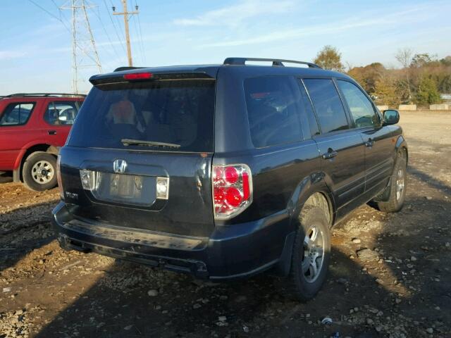 5FNYF28496B013733 - 2006 HONDA PILOT EX CHARCOAL photo 4