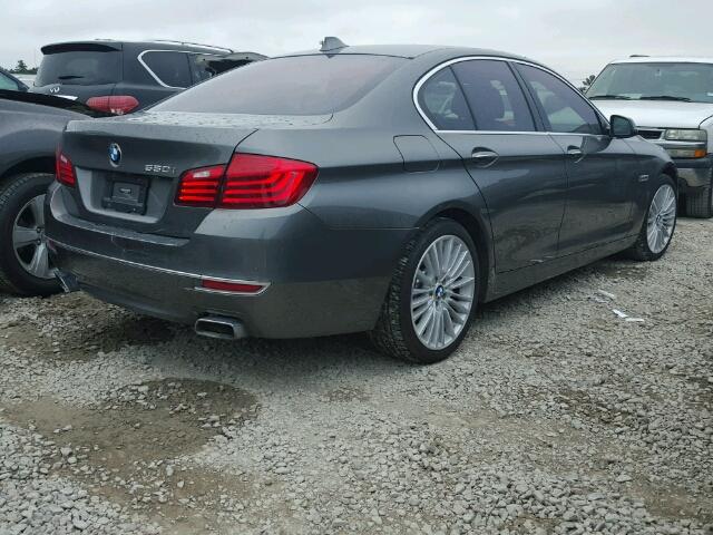 WBAKN9C51ED682051 - 2014 BMW 550 GRAY photo 4