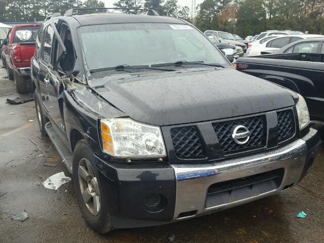 5N1AA08A66N719369 - 2006 NISSAN ARMADA BLACK photo 1