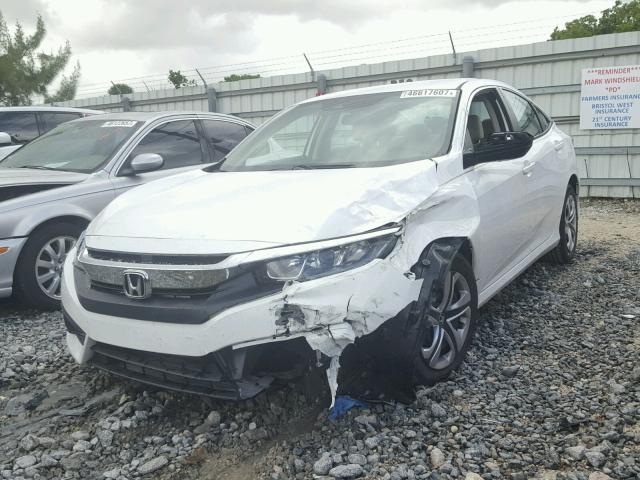 2HGFC2F65GH505094 - 2016 HONDA CIVIC LX WHITE photo 2