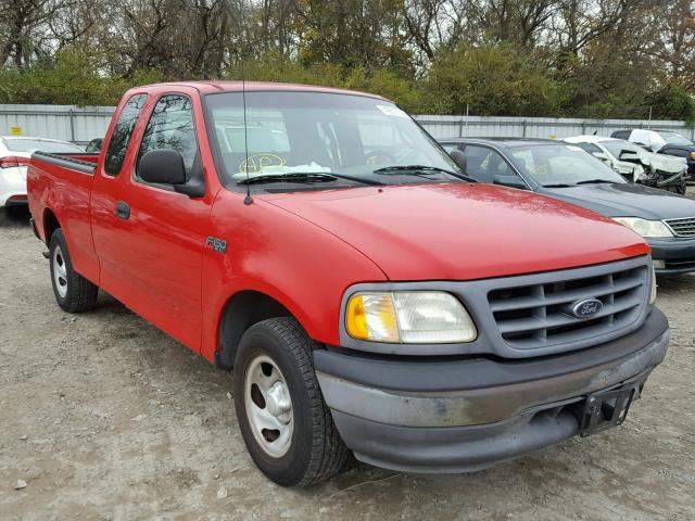 1FTRX17292NA03405 - 2002 FORD F150 RED photo 1