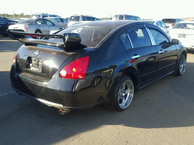 1N4BA41E48C814577 - 2008 NISSAN MAXIMA SE BLACK photo 4