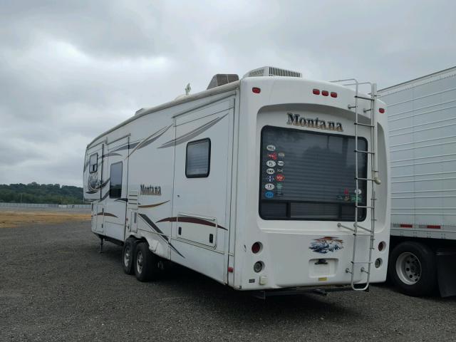 4YDF37527C4700709 - 2012 KEYSTONE MONTANA WHITE photo 3