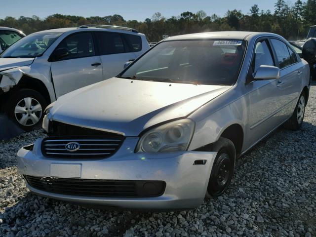 KNAGE123665063710 - 2006 KIA OPTIMA LX SILVER photo 2