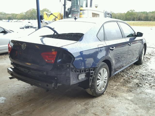 1VWAP7A36EC010486 - 2014 VOLKSWAGEN PASSAT S ლურჯი ფოტო 4
