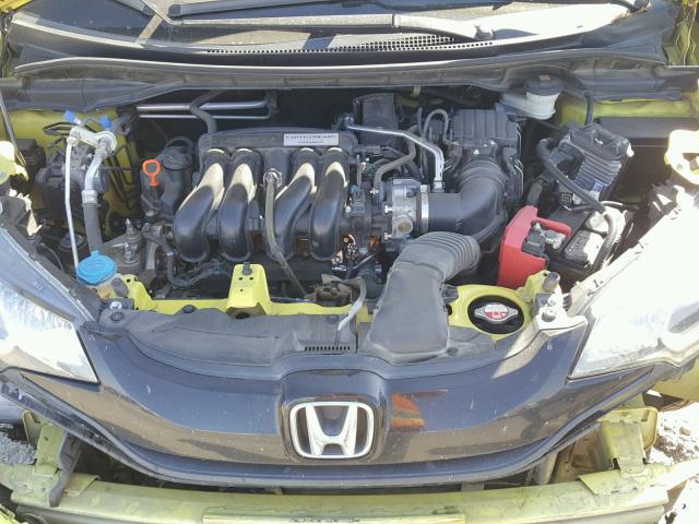 3HGGK5G59FM761768 - 2015 HONDA FIT LX YELLOW photo 7