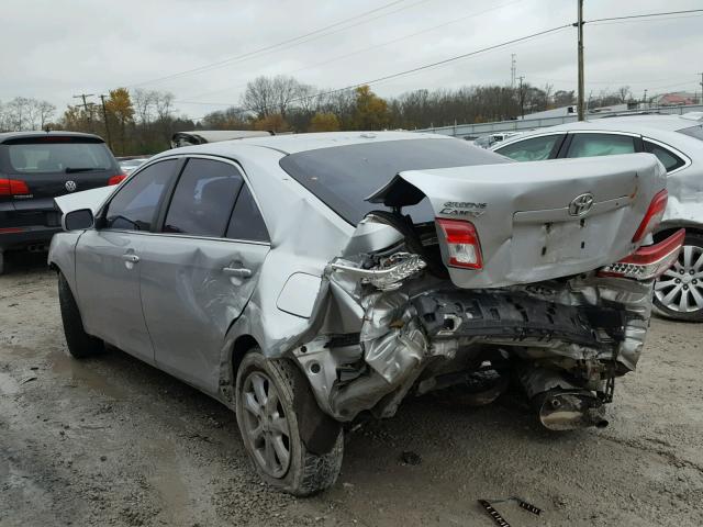 4T1BF3EK6AU100838 - 2010 TOYOTA CAMRY BASE SILVER photo 3