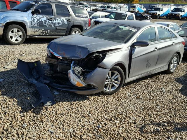 5NPEB4AC0EH912184 - 2014 HYUNDAI SONATA GLS GRAY photo 2