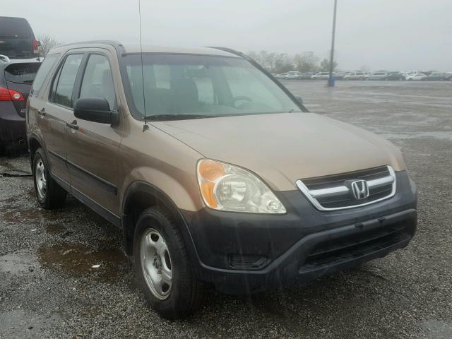 JHLRD78452C010765 - 2002 HONDA CR-V LX TAN photo 1