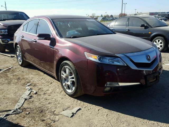 19UUA8F55AA017504 - 2010 ACURA TL BURGUNDY photo 1