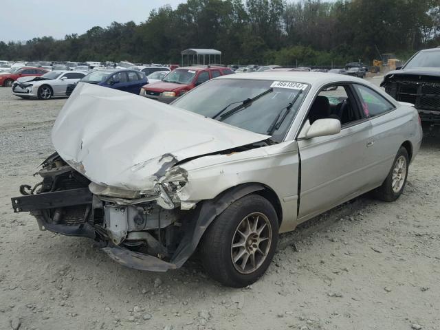 2T1CE22P92C004271 - 2002 TOYOTA CAMRY SOLA SILVER photo 2