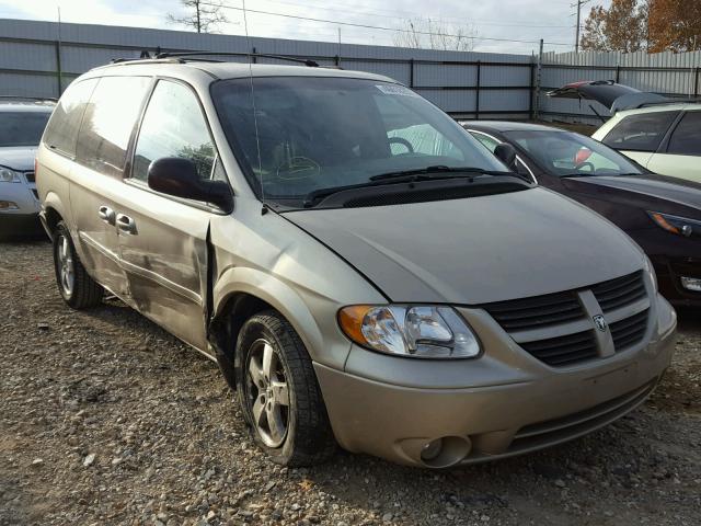 2D4GP44L27R165315 - 2007 DODGE GRAND CARA TAN photo 1