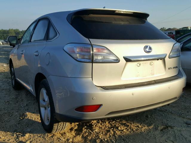 JTJZB1BA6B2004989 - 2011 LEXUS RX 450 SILVER photo 3