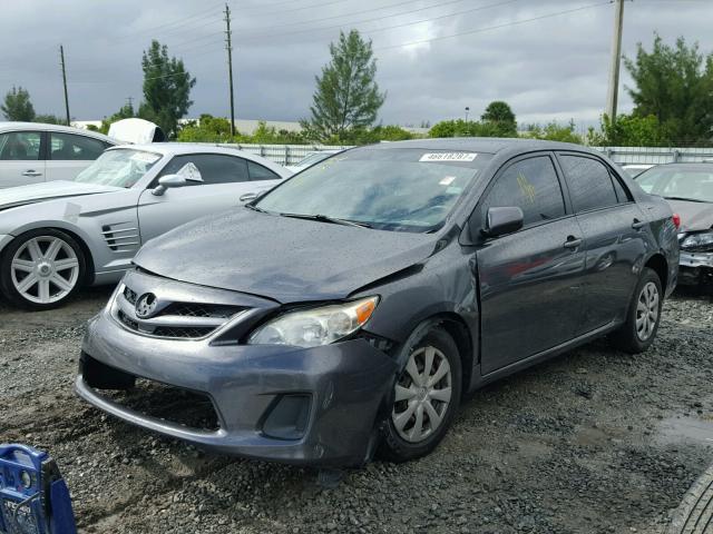 JTDBU4EE4B9148806 - 2011 TOYOTA COROLLA BA CHARCOAL photo 2