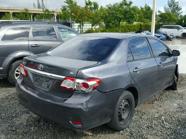 JTDBU4EE4B9148806 - 2011 TOYOTA COROLLA BA CHARCOAL photo 4