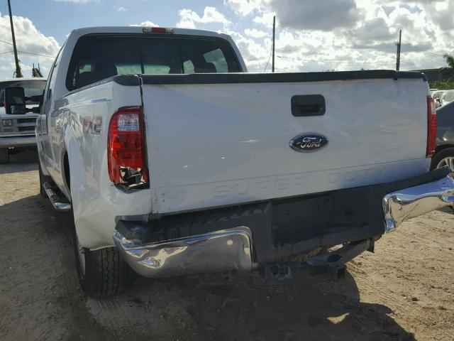 1FTSW20598EB33885 - 2008 FORD F250 SUPER WHITE photo 9