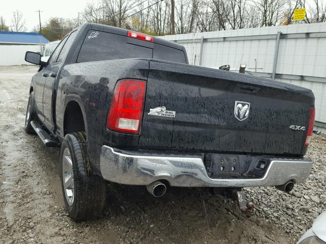 1C6RD7GTXCS345380 - 2012 DODGE RAM 1500 S BLACK photo 3