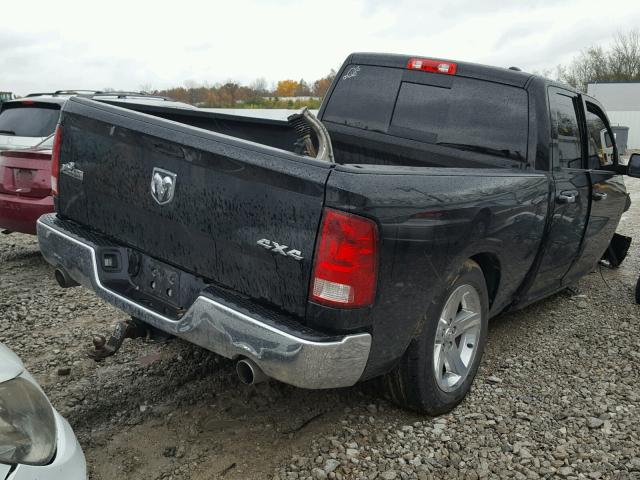 1C6RD7GTXCS345380 - 2012 DODGE RAM 1500 S BLACK photo 4