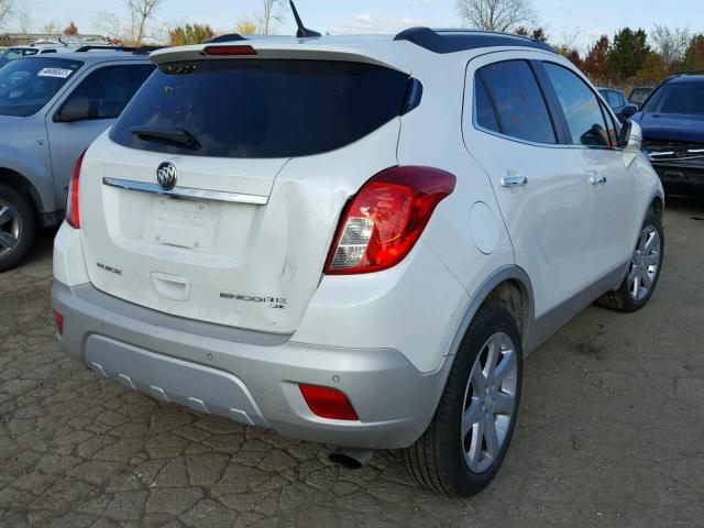 KL4CJHSB8EB759931 - 2014 BUICK ENCORE PRE WHITE photo 4