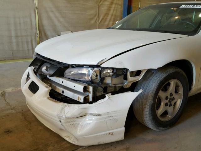 1G2WK52J32F236850 - 2002 PONTIAC GRAND PRIX WHITE photo 9