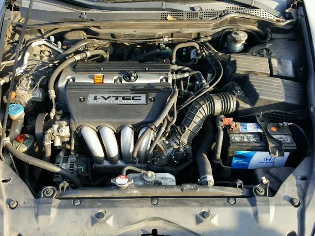 3HGCM56455G710606 - 2005 HONDA ACCORD LX GRAY photo 7