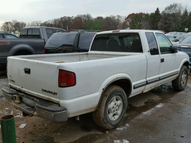 1GCDT19W718177556 - 2001 CHEVROLET S TRUCK WHITE photo 4