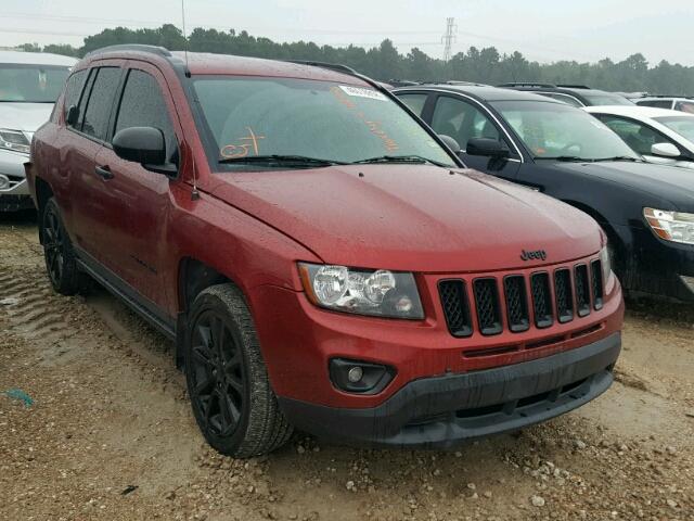 1C4NJCBA8ED769758 - 2014 JEEP COMPASS SP RED photo 1