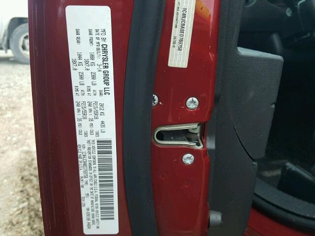 1C4NJCBA8ED769758 - 2014 JEEP COMPASS SP 红色 照片 10