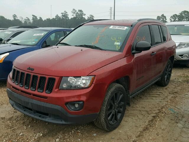 1C4NJCBA8ED769758 - 2014 JEEP COMPASS SP RED photo 2