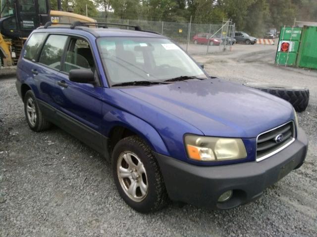 JF1SG63644H729512 - 2004 SUBARU FORESTER 2 BLUE photo 1